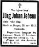 Dødsannonse Jürg Jebsen