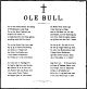 Ukjent dikter til Ole Bull.
